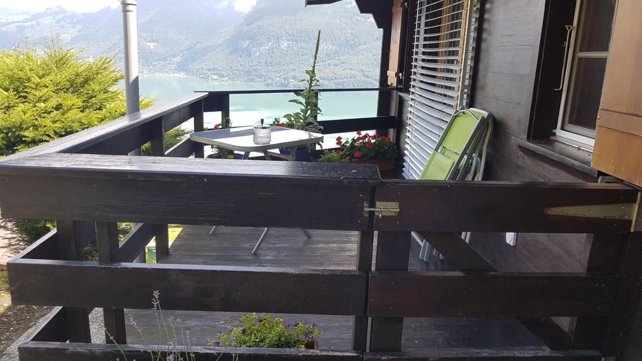 Traumhaftes Chalet Mit Seesicht Krattigen Esterno foto